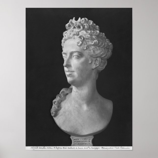 Bust of Marie-Adelaide de Savoie Poster (Front)