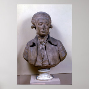 Bust of Marie Jean Antoine Nicolas Poster