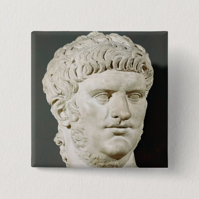 Bust of Nero Button (Front)