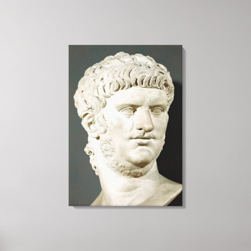 Bust of Nero Canvas Print