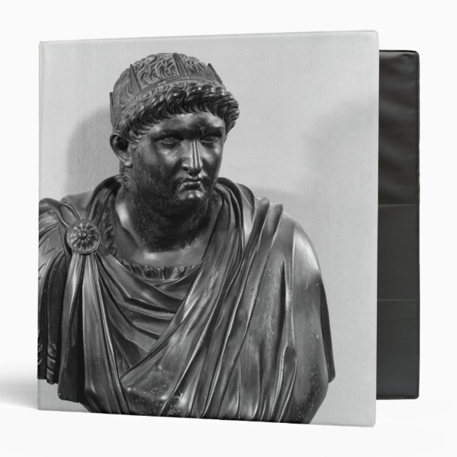 Bust of Nero , copy of an original 3 Ring Binder (Front/Inside)