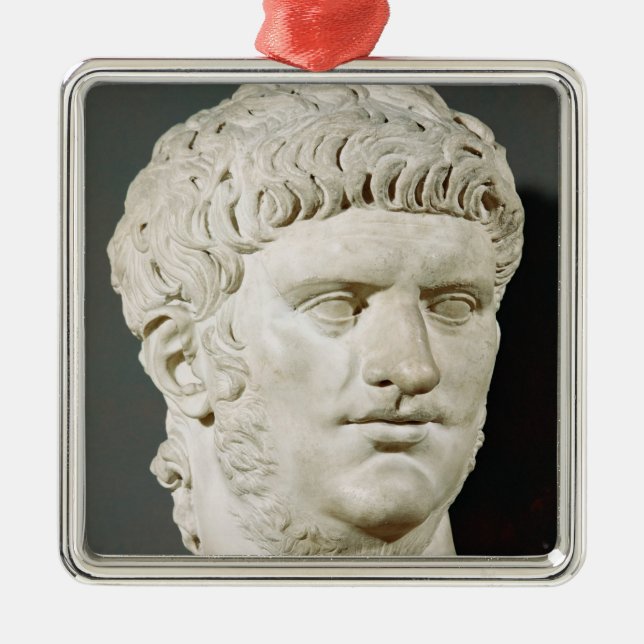 Bust of Nero Metal Ornament (Front)
