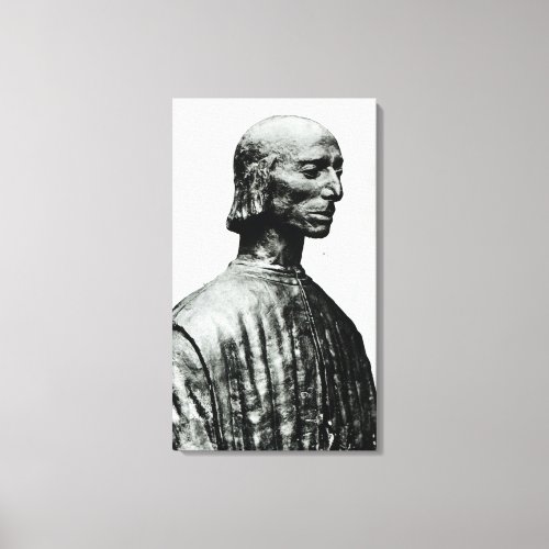 Bust of Niccolo Machiavelli Canvas Print