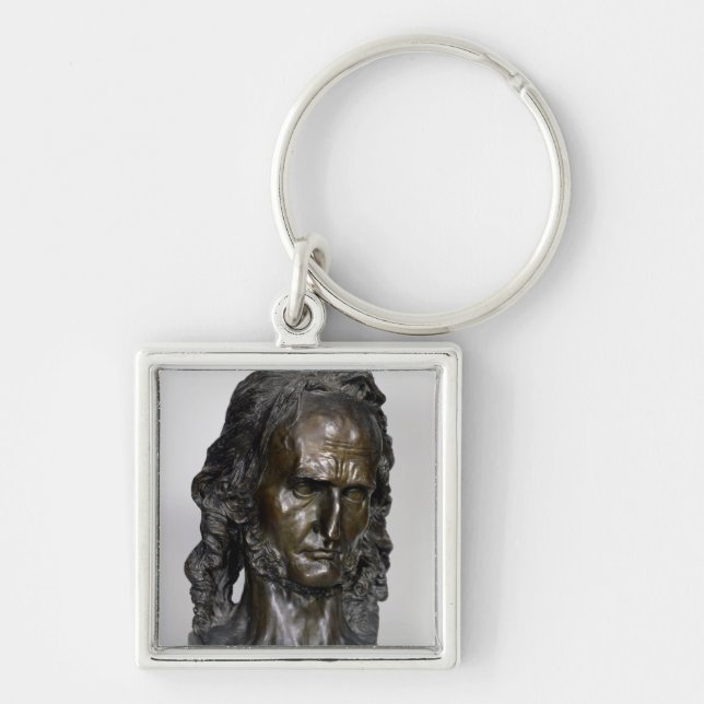 Bust of Nicolo Paganini  1830 Keychain (Front)