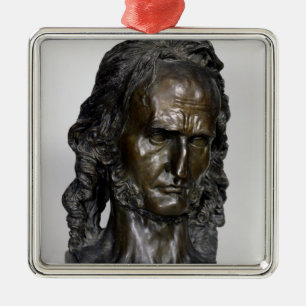 Bust of Nicolo Paganini 1830 Metal Ornament