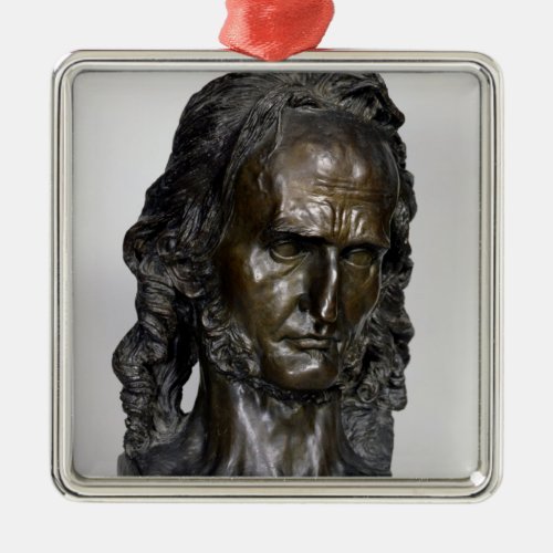 Bust of Nicolo Paganini  1830 Metal Ornament