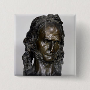 Bust of Nicolo Paganini 1830 Pinback Button