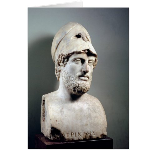 Bust of Pericles  copy of a Greek original