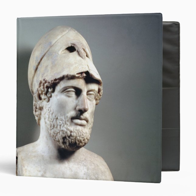 Bust of Pericles  copy of a Greek original 3 Ring Binder (Front/Inside)