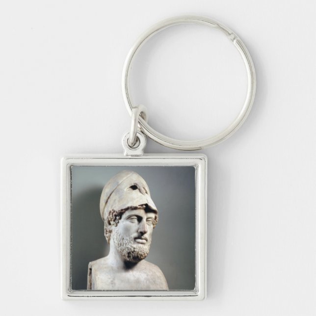 Bust of Pericles  copy of a Greek original Keychain (Front)