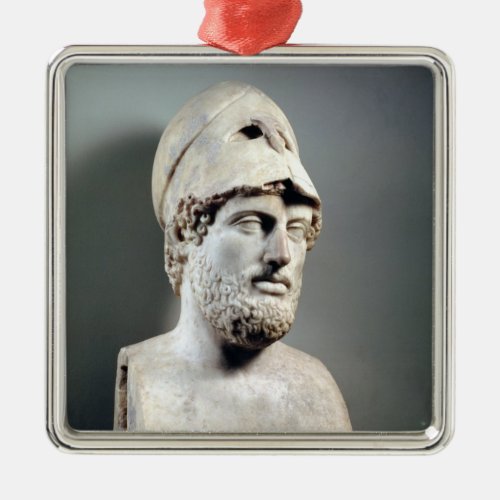 Bust of Pericles  copy of a Greek original Metal Ornament