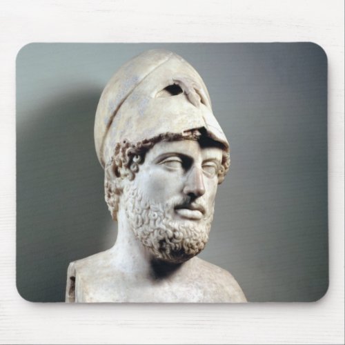 Bust of Pericles  copy of a Greek original Mouse Pad