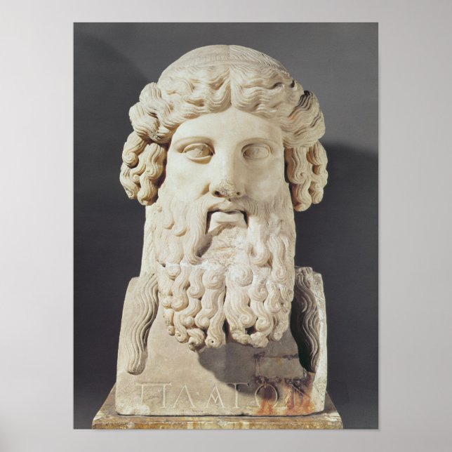 Bust of Plato Poster (Front)