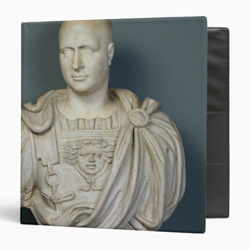 Bust of Publius Cornelius Scipio Africanus 3 Ring Binder