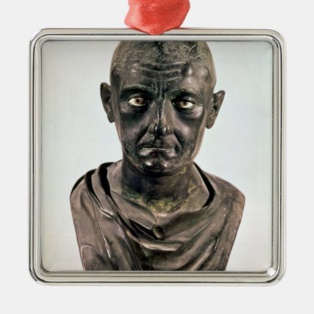 Bust of Publius Cornelius Scipio 'Africanus' Metal Ornament (Front)