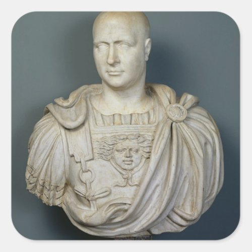Bust of Publius Cornelius Scipio Africanus Square Sticker