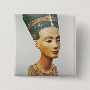 Bust of Queen Nefertiti, from the studio of the sc Button
