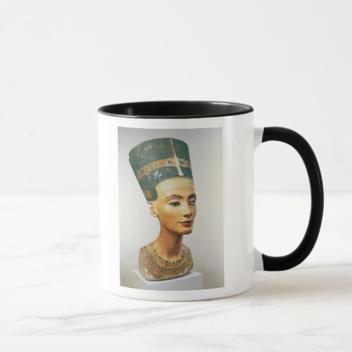 Bust of Queen Nefertiti from the studio of the sc Mug