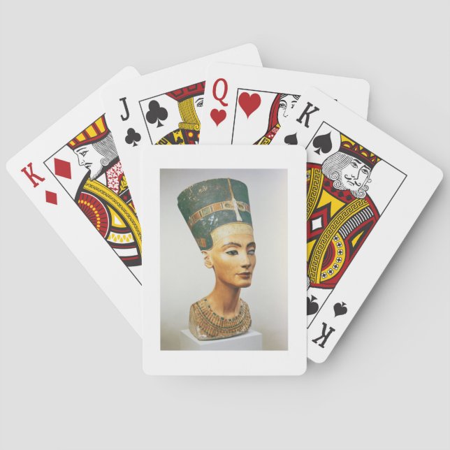 Bust of Queen Nefertiti, from the studio of the sc Poker Cards (Back)