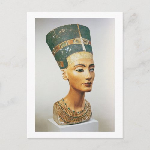 Bust of Queen Nefertiti from the studio of the sc Postcard