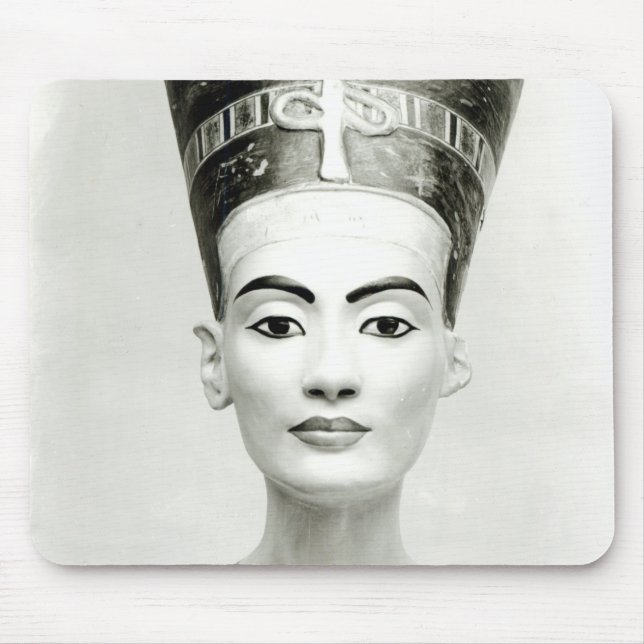 Bust of Queen Nefertiti Mouse Pad (Front)