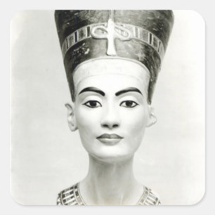 Bust of Queen Nefertiti Square Sticker
