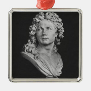 Bust of Robert de Cotte, 1707 Metal Ornament