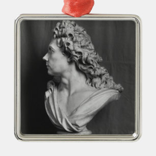 Bust of Robert de Cotte, 1707 Metal Ornament