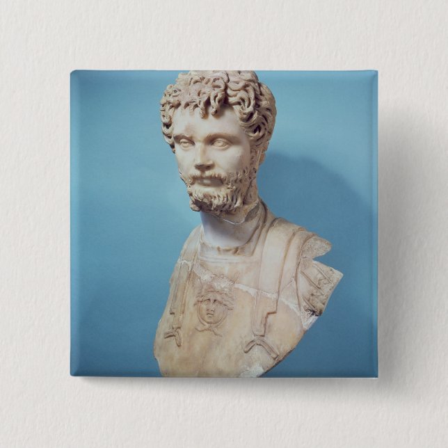 Bust of Septimus Severus Pinback Button (Front)