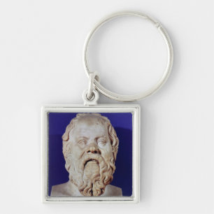 Bust of Socrates Keychain