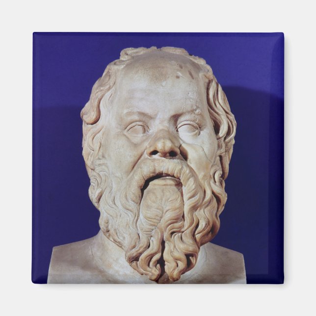 Bust of Socrates Magnet (Front)