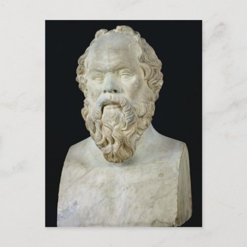 Bust of Socrates Postcard