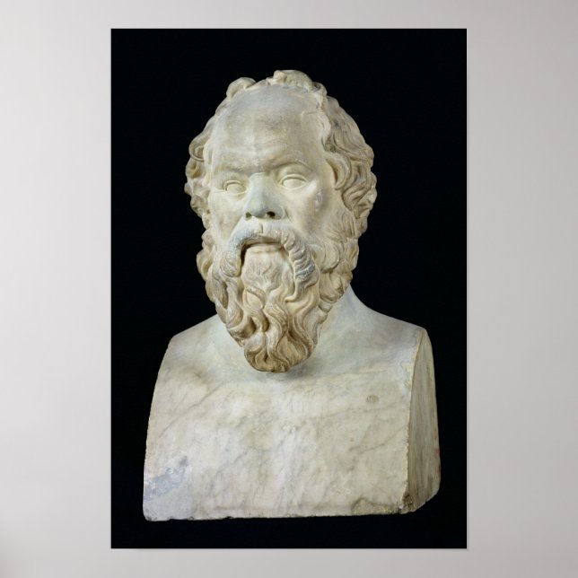 Bust of Socrates Poster (Front)