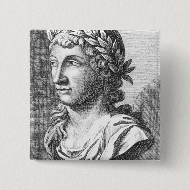 Bust of Xenophanes Button (Front)
