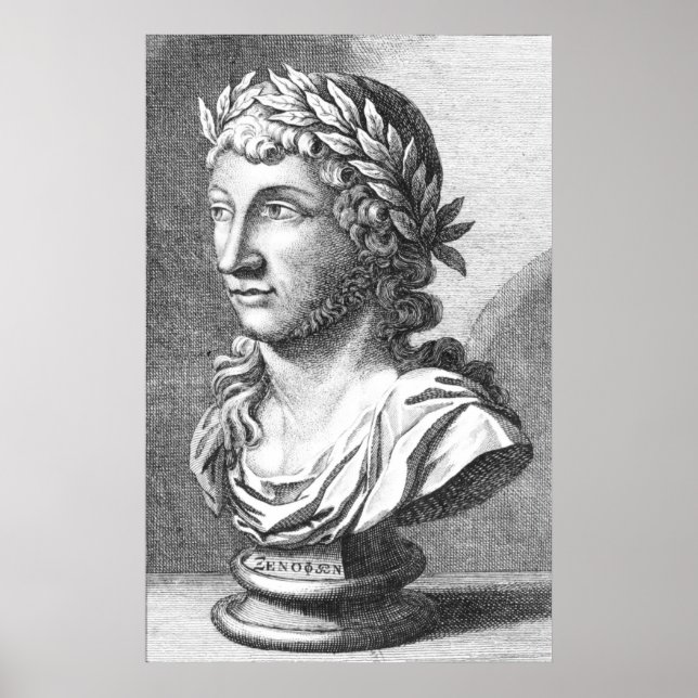 Bust of Xenophanes Poster (Front)