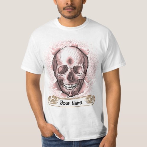 Bust Out Red Skull T_Shirt