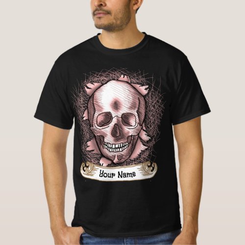 Bust Out Red Skull T_Shirt