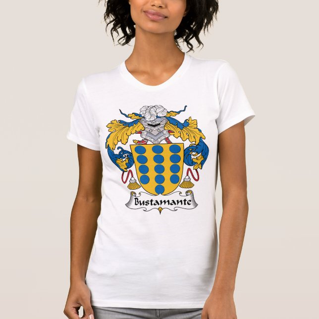 Bustamante Family Crest T-Shirt (Front)