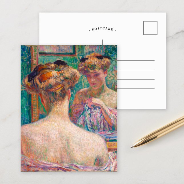Buste de Nu | Theo van Rysselberghe Postcard (Creator Uploaded)