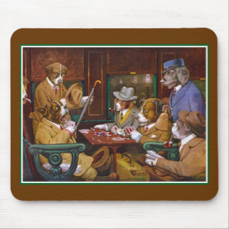 Busted! ("His Station and Four Aces") Mouse Pad