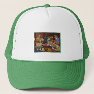 Busted! ("His Station and Four Aces") Trucker Hat