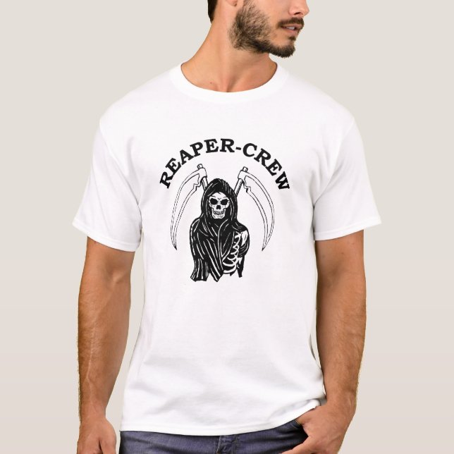 BUSTED-KNUCKLE REAPER-CREW HARDCORE T-Shirt (Front)