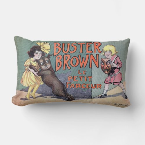 Buster Brown Lumbar Pillow
