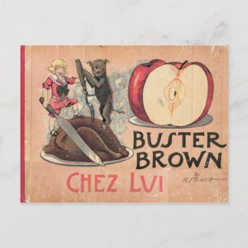 Buster Brown Postcard by EndlessVintage at Zazzle