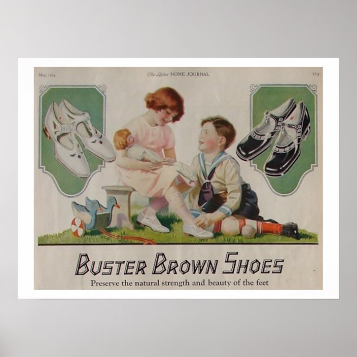 buster brown shoes 1980s