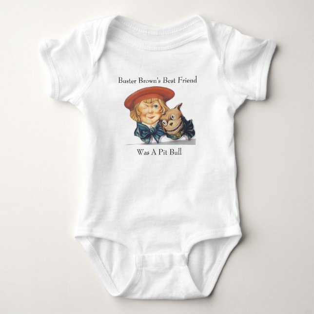 Buster Brown's Best Friend Baby Bodysuit (Front)