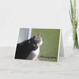 Buster & Gabe - Missing You (customizable) Card