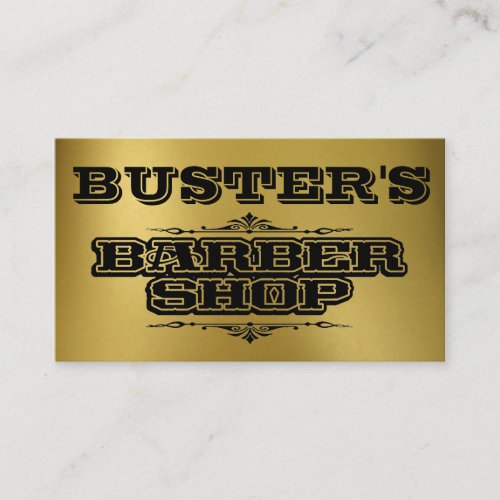 Busters Gold Business Card
