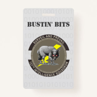 Bustin Bits ID Card Badge