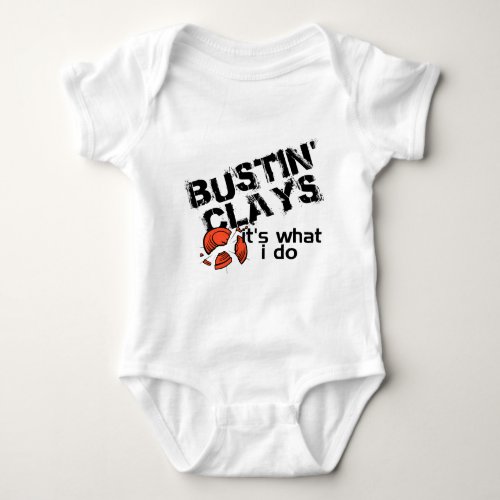 Bustin Clays Baby Bodysuit
